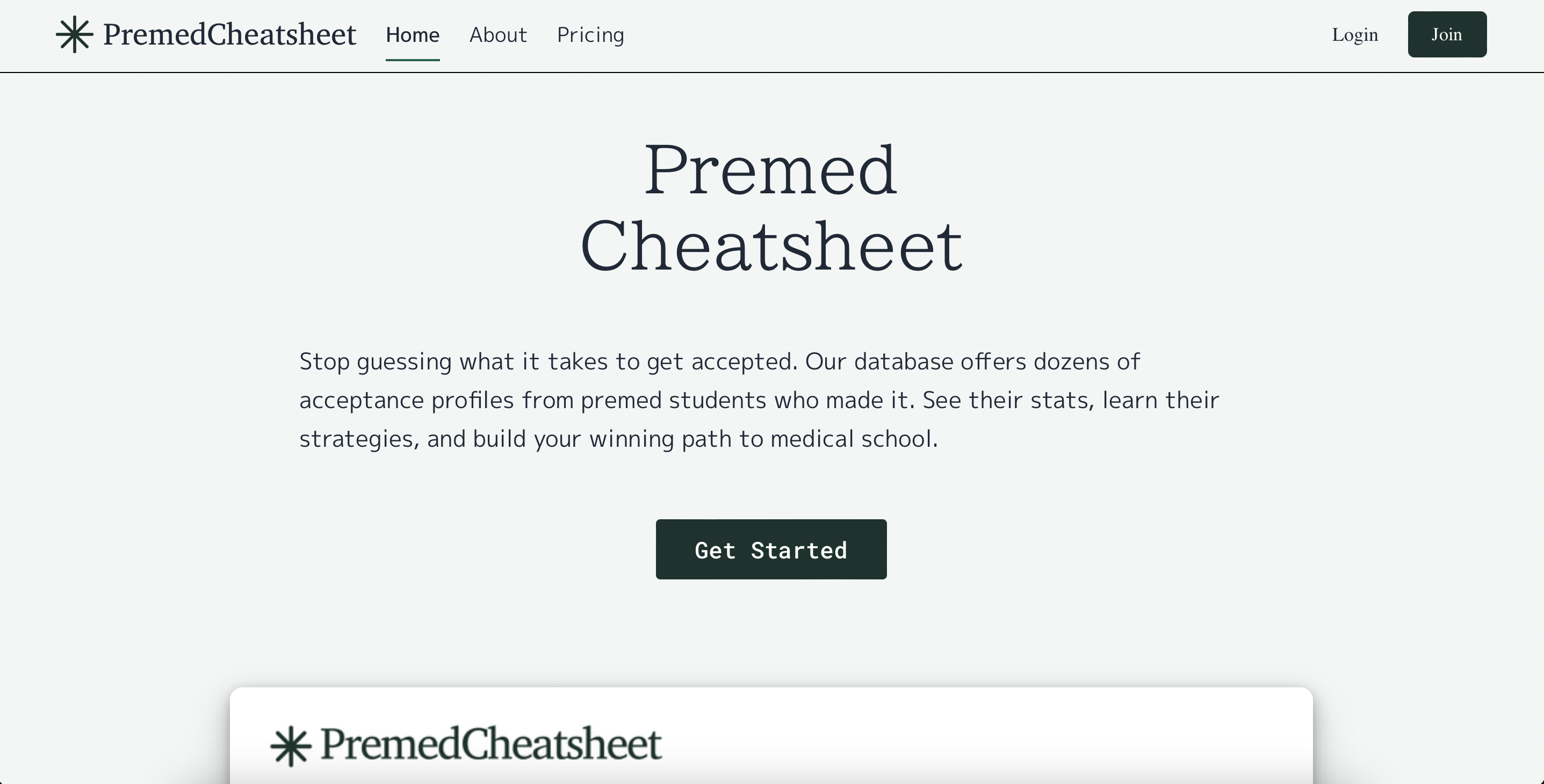 PremedCheatsheet